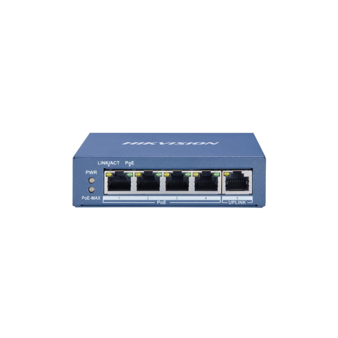 Коммутатор Hikvision DS-3E0505P-E(B), 5 портов 1 Гбит/с, PoE+, неуправляемый – купить недорого с доставкой по Алматы и Казахстану
