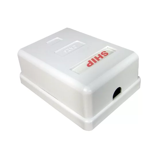 Розетка Настенная телекоммуникационная 2 Модуля SHIP A184-2 – купить недорого с доставкой по Алматы и Казахстану