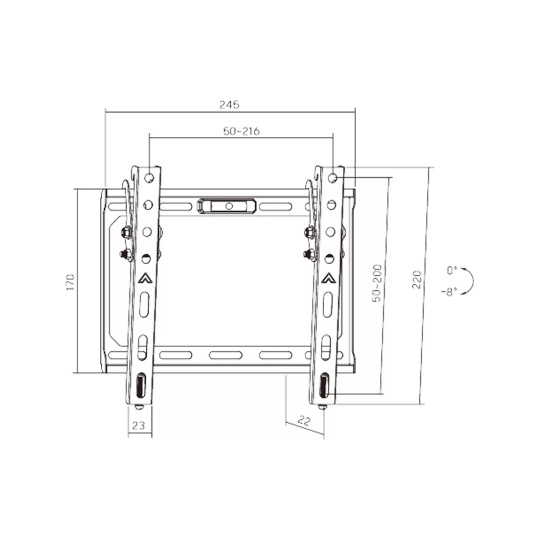 Кронштейн Brateck KL37-22T для ТВ и мониторов, 13"-43" – купить недорого с доставкой по Алматы и Казахстану