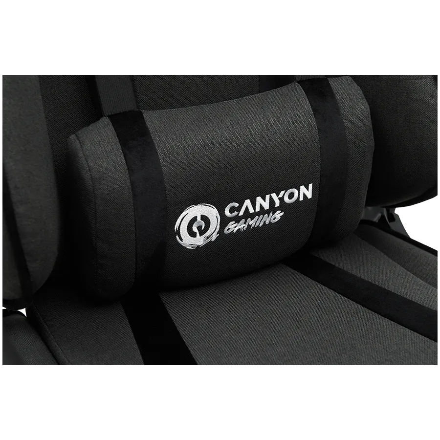 Игровое компьютерное кресло CANYON Crest Fabric, ткань, серое (CNS-FCH01) – купить недорого с доставкой по Алматы и Казахстану фото 9