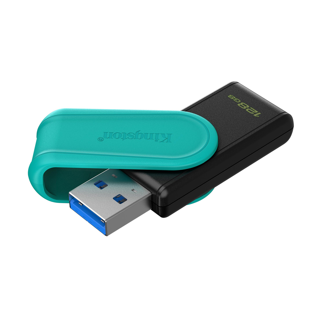 Флэш-накопитель Kingston 128Gb USB3.2 Gen1 Data Traveler Exodia S (Black+Teal) – купить недорого с доставкой по Алматы и Казахстану