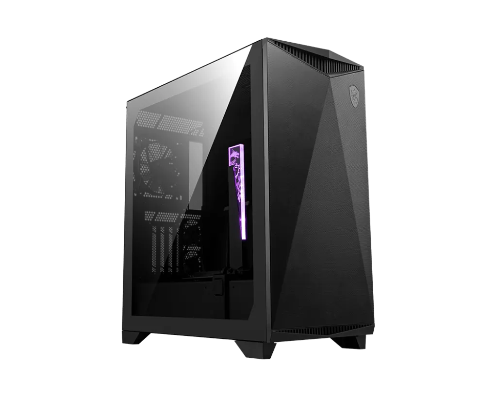 Корпус MSI MPG GUNGNIR 300P AIRFLOW, Midi Tower, черный, без БП