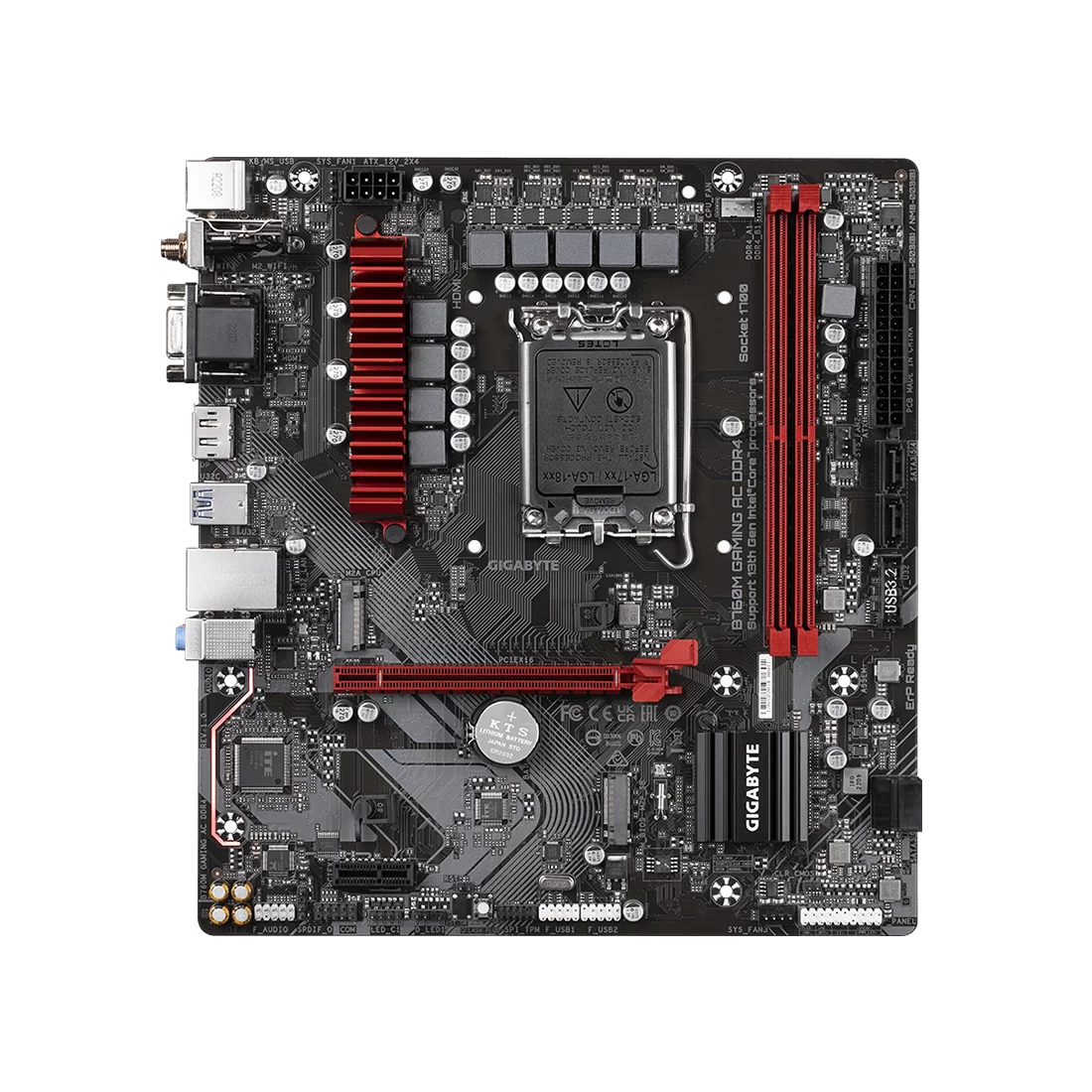 Материнская плата Gigabyte B760M GAMING AC DDR4 – купить недорого с доставкой по Алматы и Казахстану