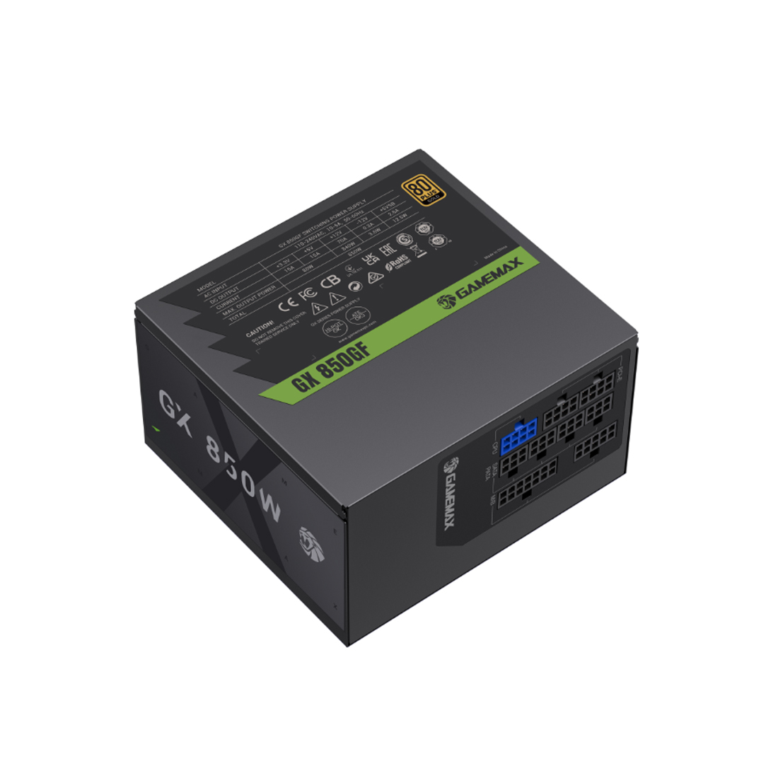 Блок питания GameMax GX 850GF 850W 80 PLUS Gold (2132-0850B0019) – купить недорого с доставкой по Алматы и Казахстану