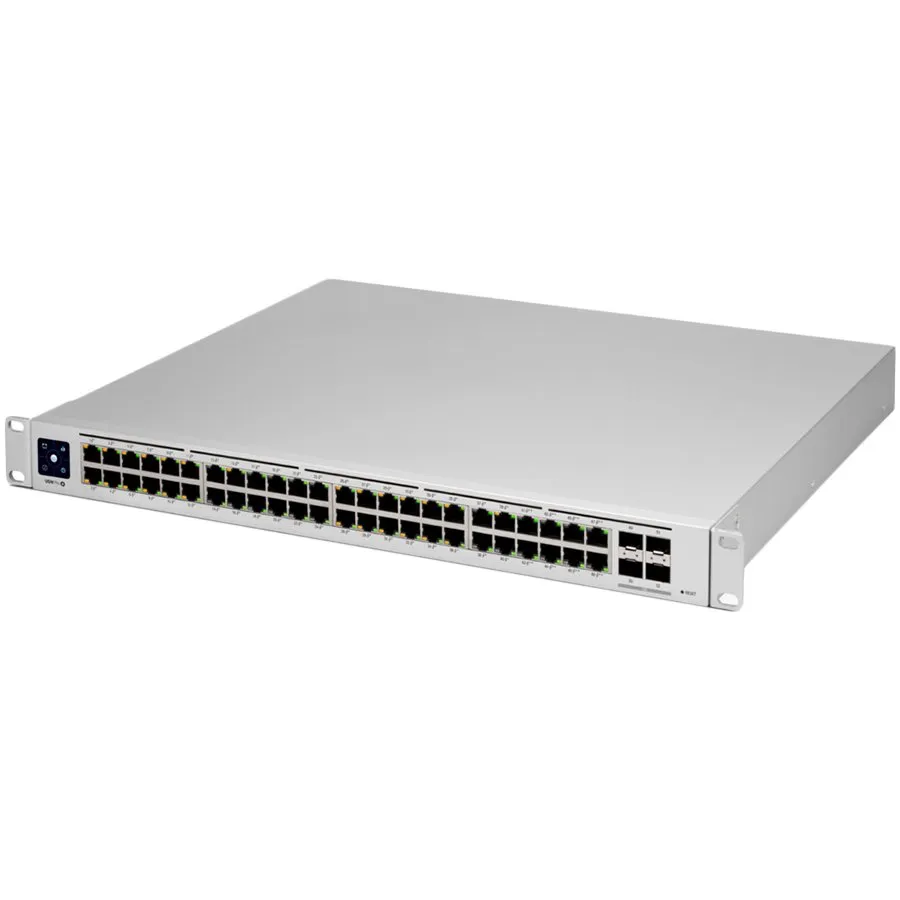 Коммутатор Ubiquiti USW-PRO-48-POE-EU, 48 портов 1 Гбит/с, 4×SFP+, PoE++, управляемый L3 – купить недорого с доставкой по Алматы и Казахстану