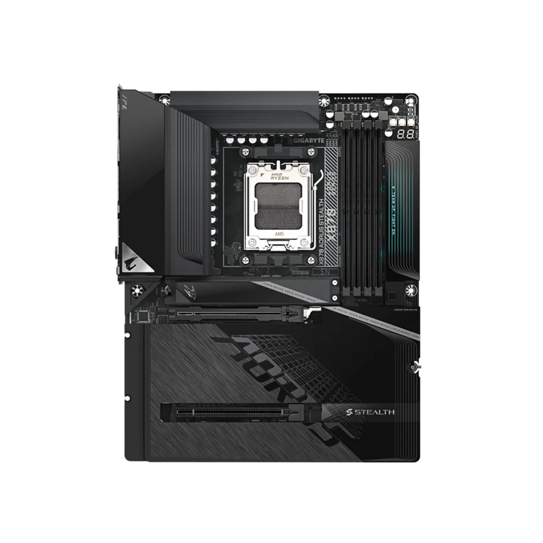 Материнская плата Gigabyte X870 AORUS STEALTH AM5 X870 DDR5 ATX фото 2