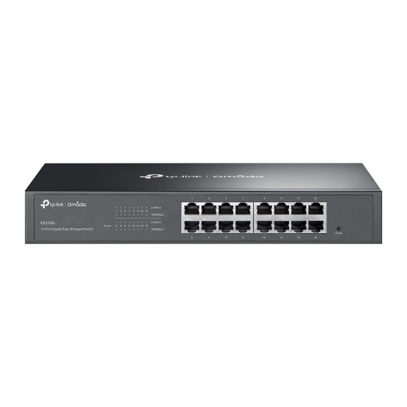 Коммутатор TP-Link ES216G, 1 Гбит/с, управляемый L2