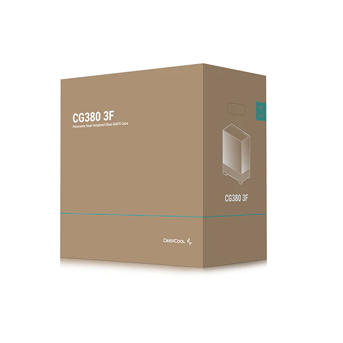 Корпус Deepcool CG380 3F, черный, без БП