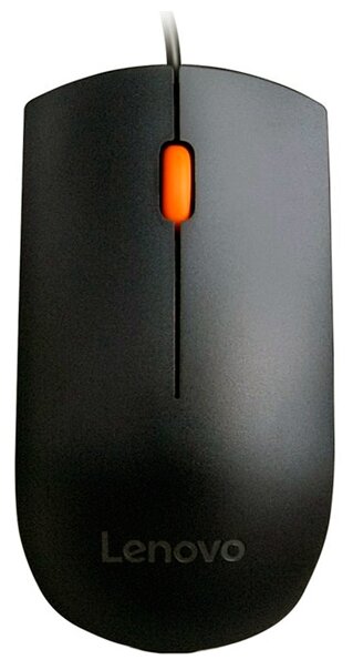Мышь проводная Lenovo 300, 3 кнопки, 1600 dpi — купить в Казахстане | neom.kz