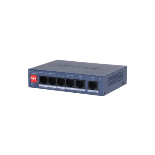 Коммутатор Dahua DH-CS4006-4ET2GT-36, 6 портов 1 Гбит/с, PoE — купить в Казахстане | neom.kz