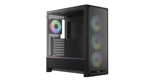 Корпус Ocypus Delta C70 ARGB, Midi Tower, черный, без БП