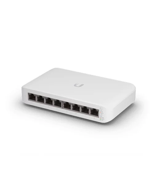 Коммутатор Ubiquiti USW-Lite-8-POE-EU, 8 портов 1 Гбит/с, PoE+, управляемый L2 — купить в Казахстане | neom.kz