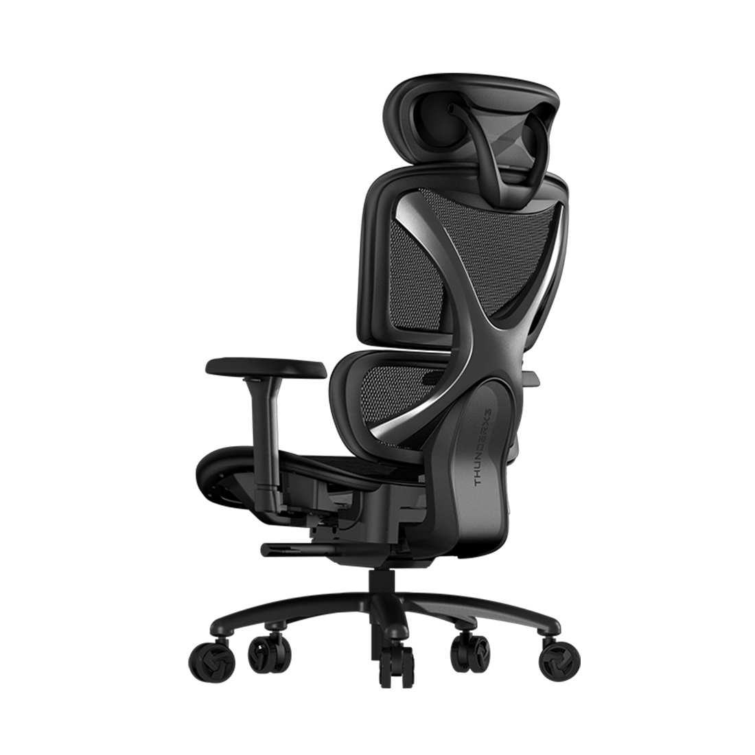 Офисное компьютерное кресло ThunderX3 XTC-Mesh, сетка, до 125 кг, чёрное (TEGC-3054101.11) – купить недорого с доставкой по Алматы и Казахстану фото 3
