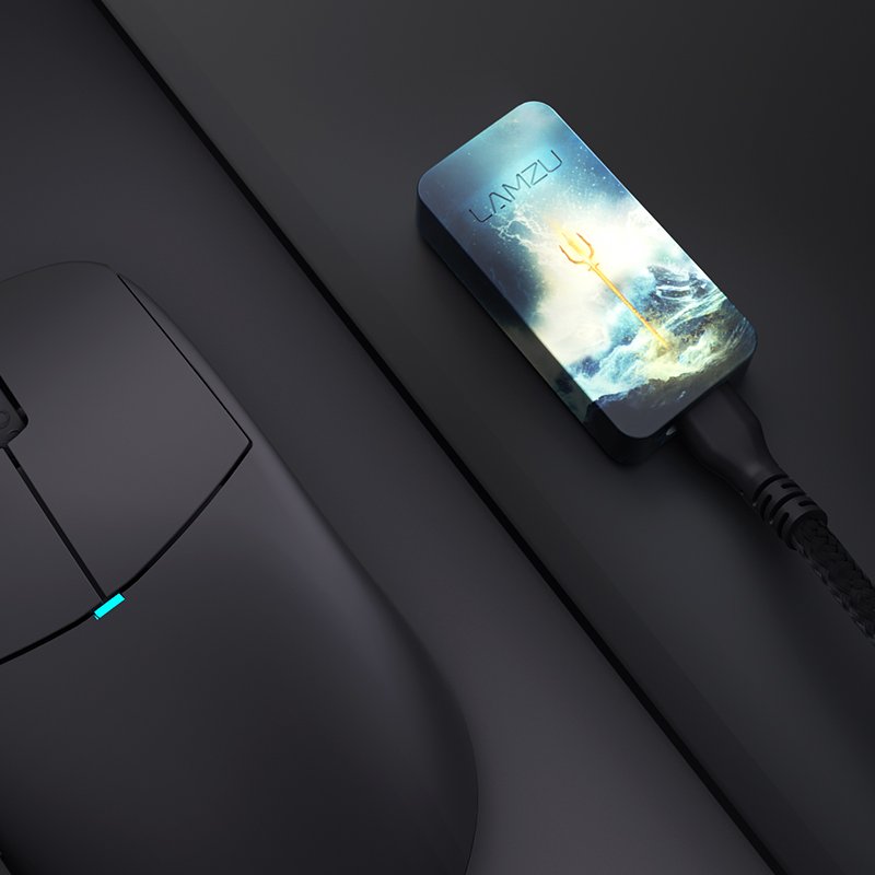 Приёмник USB Lamzu 4K Dongle Atlantis, 4000 Гц, с рисунком (739804114162) – купить недорого с доставкой по Алматы и Казахстану