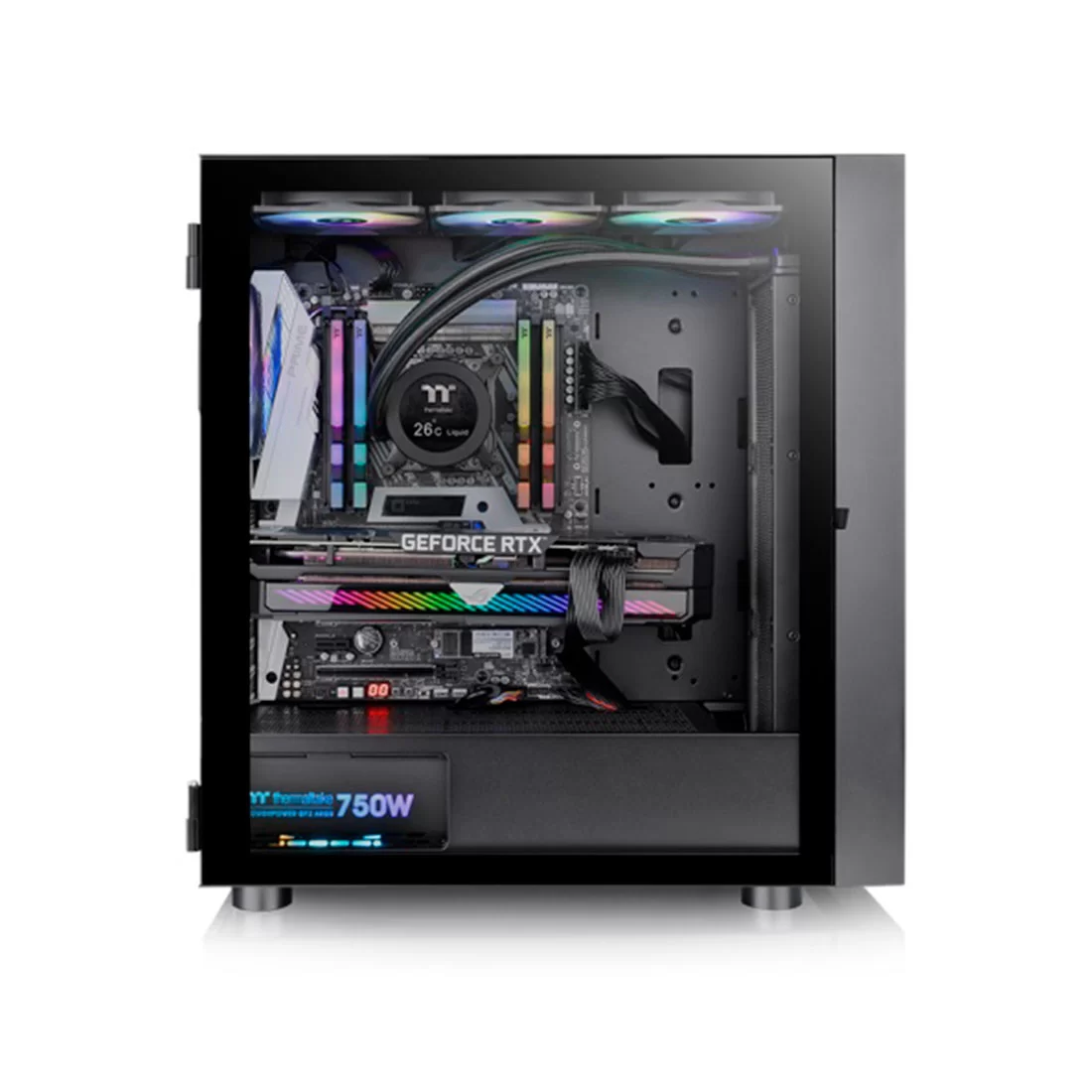 Корпус Thermaltake H570 TG ARGB, Black фото 3
