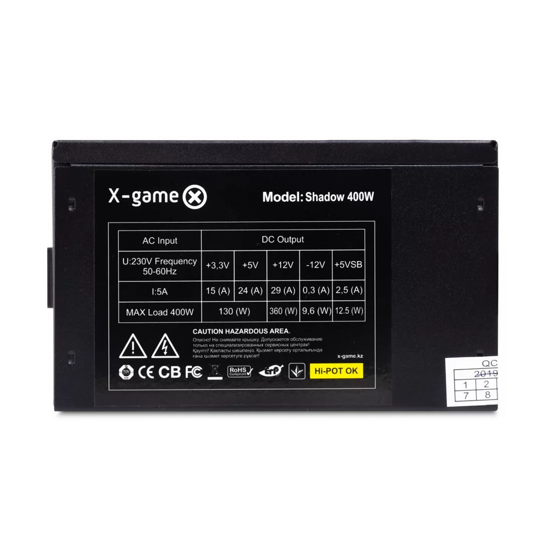 Блок питания XG Shadow 400W – купить недорого с доставкой по Алматы и Казахстану фото 3