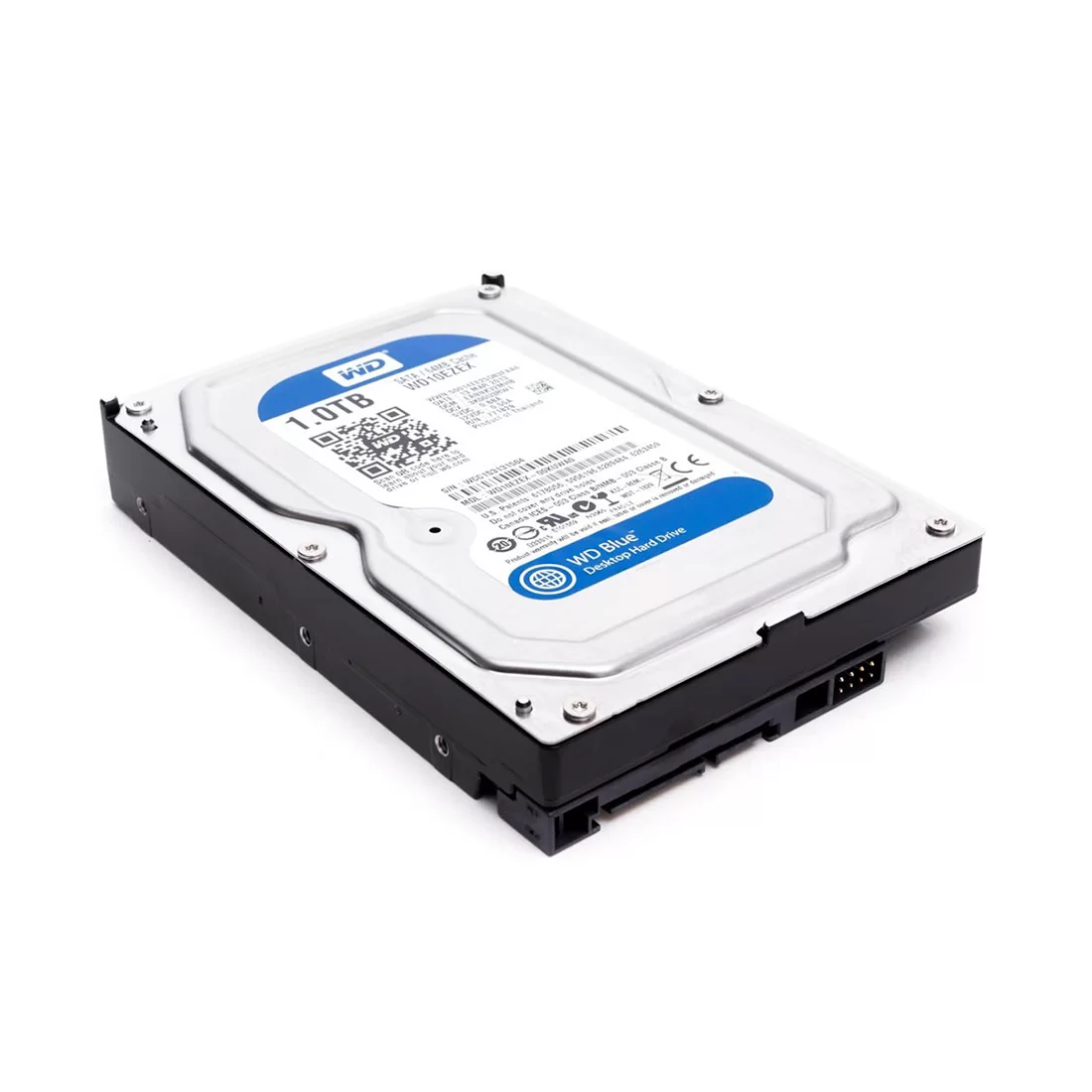Жесткий диск HDD 1000 Gb Western Digital (WD10EZEX), 3.5", 64Mb, SATA III, Blue