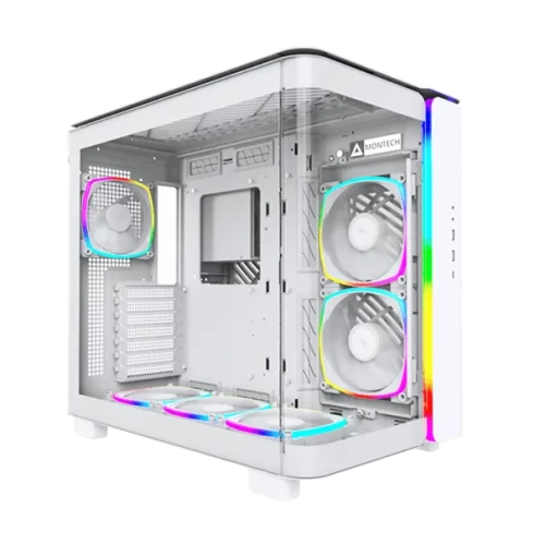 Корпус Montech KING 95 PRO, Midi Tower, белый, без БП