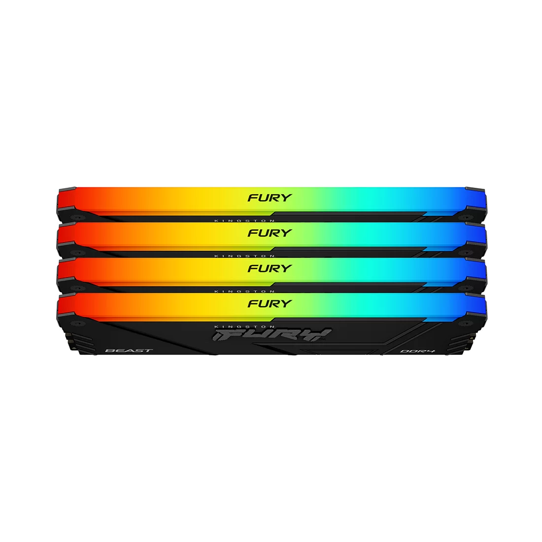 DDR-4 DIMM 128 GB 3200 MHz Kingston Fury Beast RGB, 4x 32 GB Kit, BOX – купить недорого с доставкой по Алматы и Казахстану