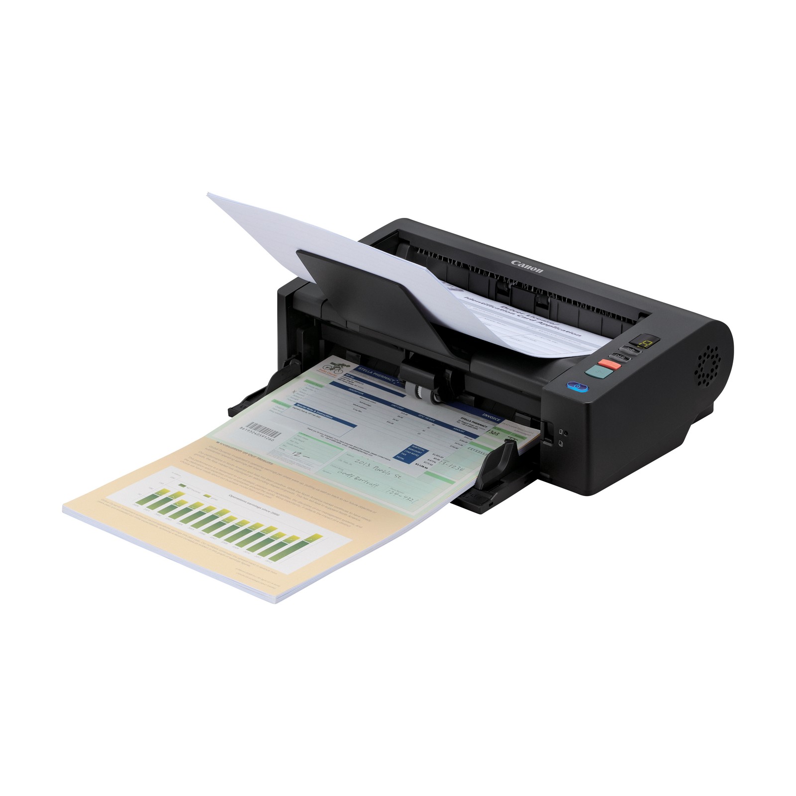 Сканер Canon imageFORMULA DR-M140 II, протяжный, A4, 40 стр/мин (6050C003) сканер