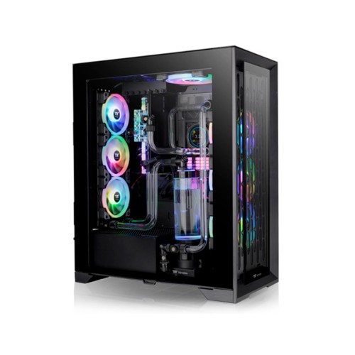 Корпус Thermaltake CTE T500 TG ARGB, Big Tower, черный, без БП