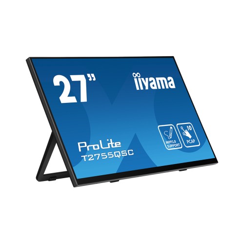 Монитор Iiyama T2755QSC-B1 27" QHD IPS 75Hz (T2755QSC-B1) — купить в Казахстане | neom.kz