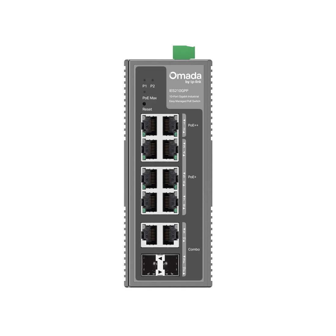 Коммутатор TP-Link IES210GPP, 8 портов 1 Гбит/с, PoE++, управляемый L2 – купить недорого с доставкой по Алматы и Казахстану