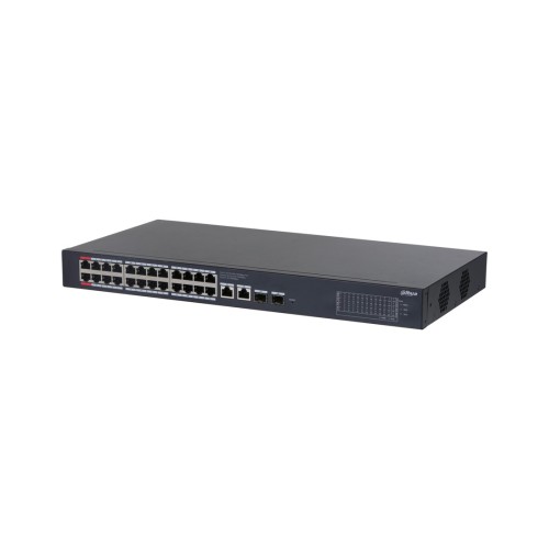 Коммутатор Dahua DH-CS4228-24GT-240, 26 портов 1 Гбит/с, PoE, управляемый L2 — купить в Казахстане | neom.kz