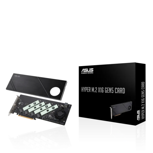 Карта расширения ASUS Hyper M.2 x16 Gen5 Card, 4xNVMe, M.2 (2242/2260/2280/22110). — купить в Казахстане | neom.kz