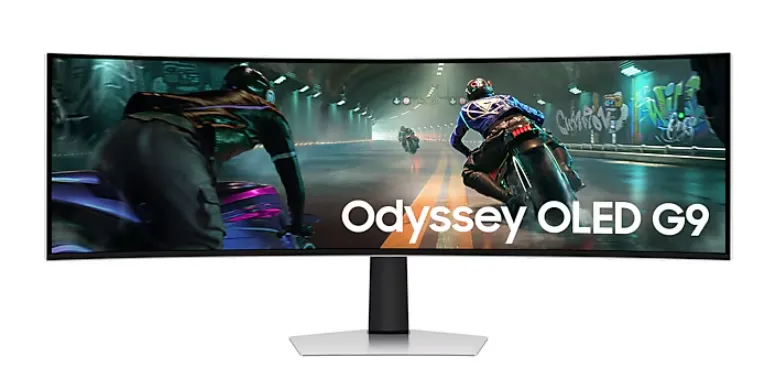 Монитор 49" SAMSUNG Odyssey OLED G9 LS49DG910SIXCI DQHD 1800R 144Hz 0.03мс 250кдм2 1млн:1 HDMI DP – купить недорого с доставкой по Алматы и Казахстану
