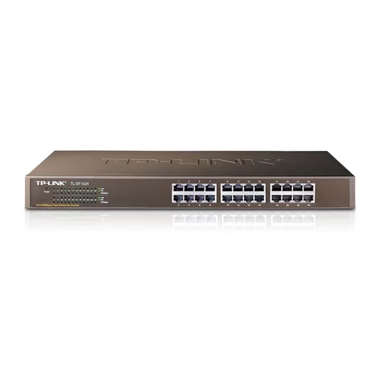 Коммутатор TP-Link TL-SF1024, 24 порта 100 Мбит/с, неуправляемый – купить недорого с доставкой по Алматы и Казахстану