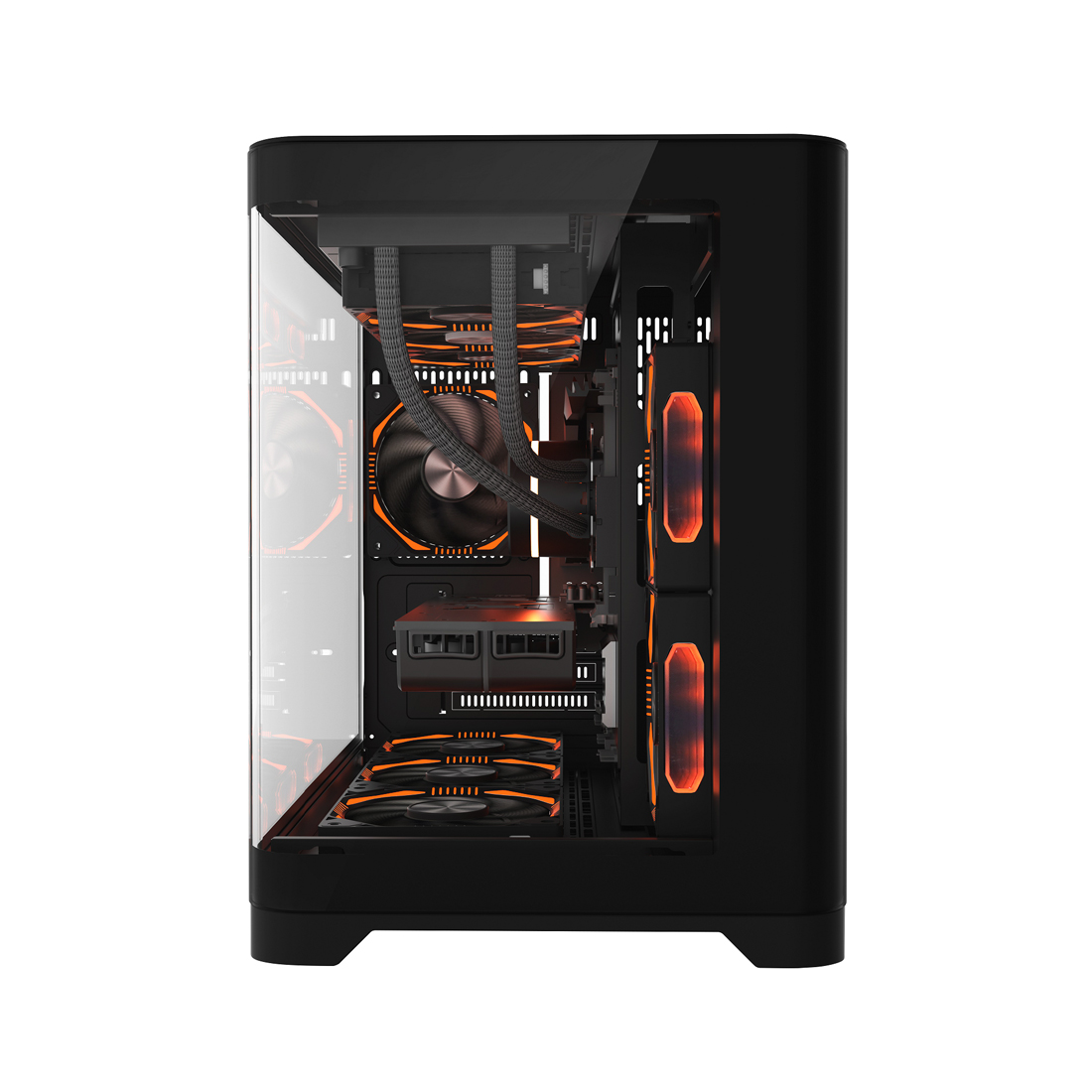 Компьютерный корпус 1STPLAYER UV6 WHITE без Б/П