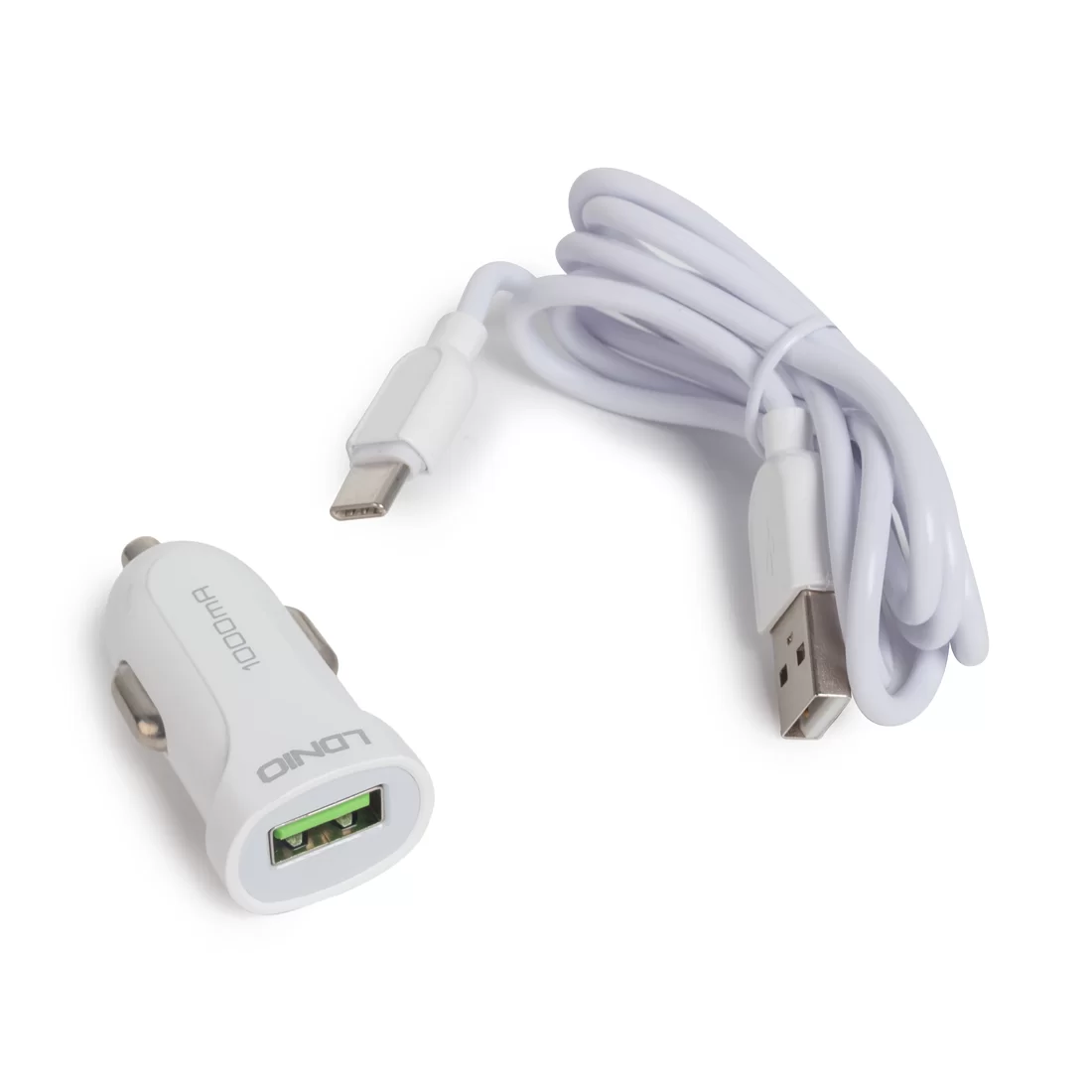 Автомобильное зарядное устройство LDNIO DL-C17 1*USB Type-C Белый – купить недорого с доставкой по Алматы и Казахстану