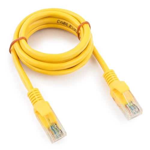Патч-корд Cablexpert PP10-1M/Y, U/UTP кат.5e, 1 м, жёлтый — купить в Казахстане | neom.kz