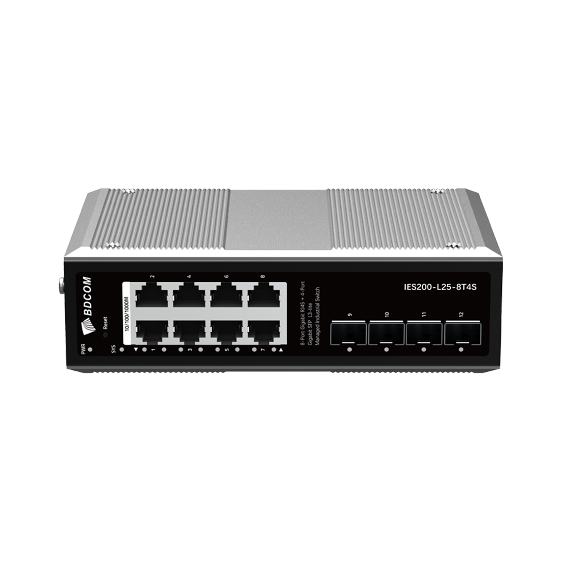 Коммутатор BDCOM IES200-L25-8T4S, 8 портов 1 Гбит/с, управляемый L3 – купить недорого с доставкой по Алматы и Казахстану