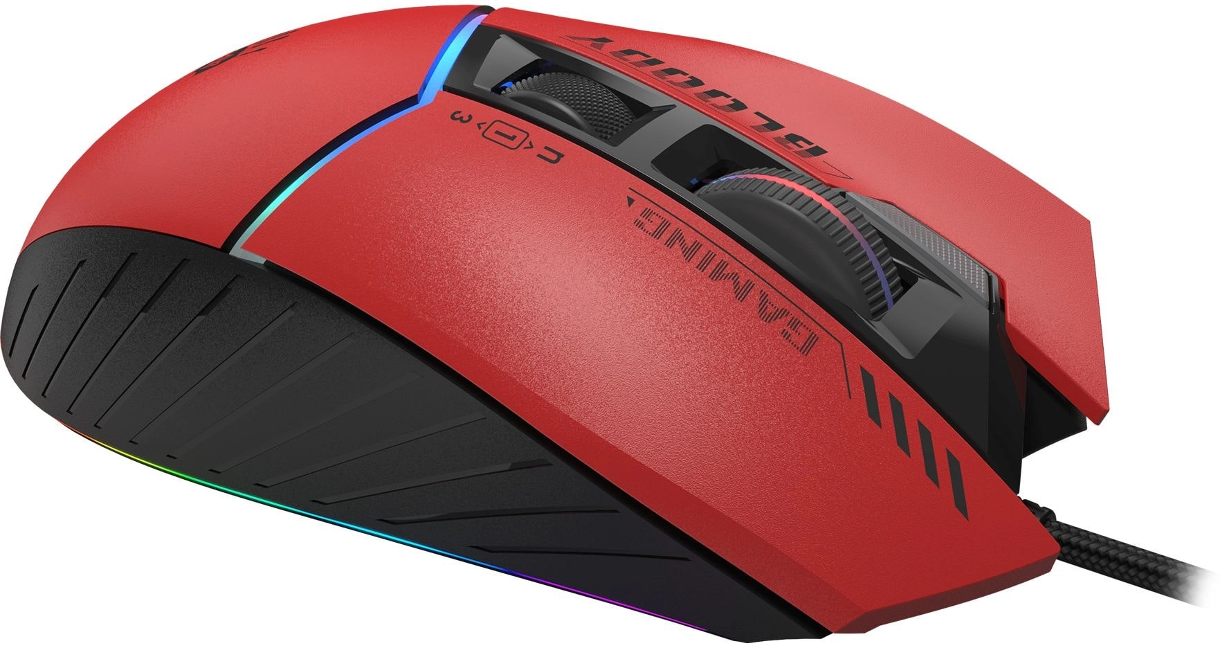 Мышь игровая A4Tech Bloody W95-Max Sports, красная