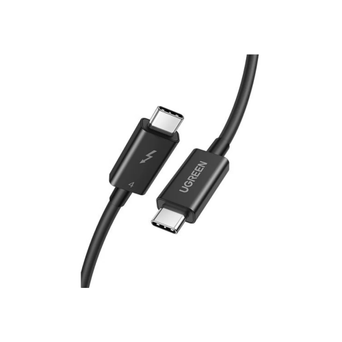 Интерфейсный кабель Ugreen US501/30389 Type-C на Type-C 100W Thunderbolt 4 0.8 м Чёрный — купить в Казахстане | neom.kz