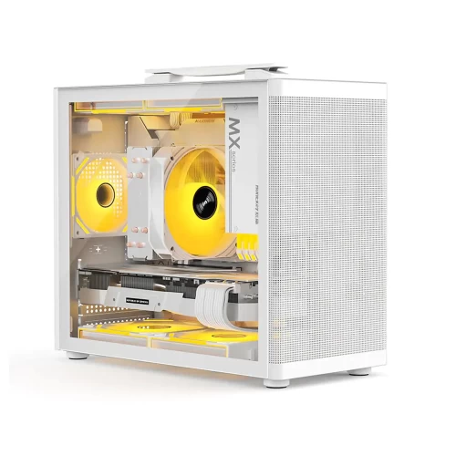 Компьютерный корпус Huntkey A320, 1xUSB3.0, HD-Audio, micro-ATX/Mini-ITX, White