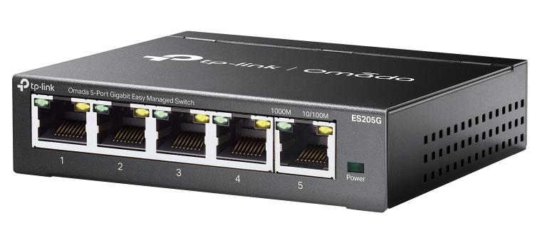 Коммутатор TP-Link ES205G, 1 Гбит/с, управляемый L2