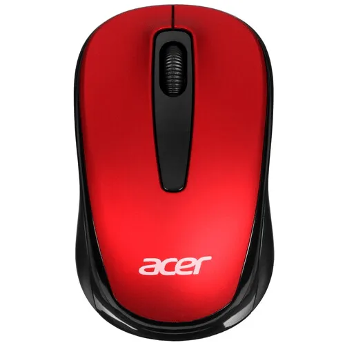 Мышь беспроводная Acer OMR136, 3 кнопки, 1000 dpi, красная — купить в Казахстане | neom.kz