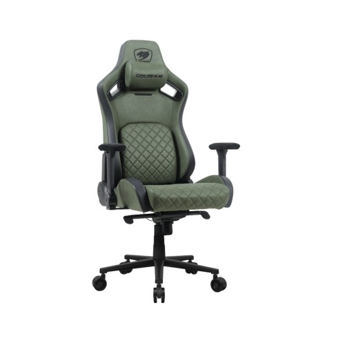 Игровое компьютерное кресло Cougar Defensor S Army Green F, зелёное (CGR-DSF-GEB) — купить в Казахстане | neom.kz