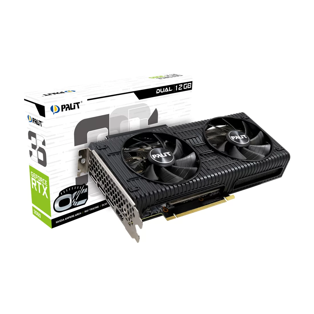 Видеокарта PALIT RTX3060 DUAL OC 12G (NE63060T19K9-190AD) фото 3