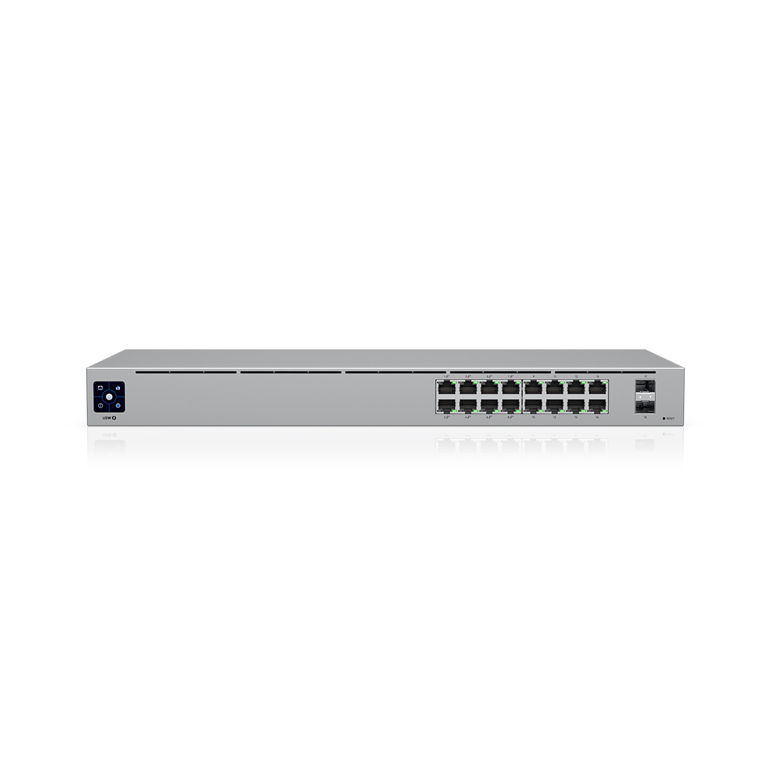 Коммутатор Ubiquiti USW-16-POE, 16 портов 1 Гбит/с, 2×SFP, PoE+, управляемый L2 – купить недорого с доставкой по Алматы и Казахстану