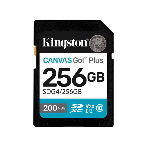 Карта памяти Kingston SDG4/256GB Canvas Go Plus Gen4 C10 UHS-I U3 V30 256GB – купить недорого с доставкой по Алматы и Казахстану