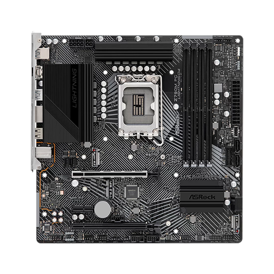 Материнская плата ASRock Z790M PG Lightning/D4, LGA1700 – купить недорого с доставкой по Алматы и Казахстану
