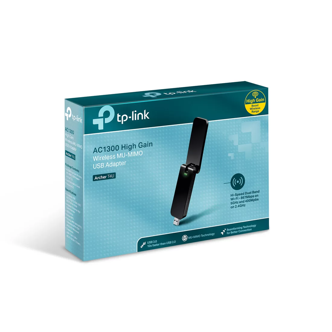 USB-адаптер TP-Link Archer T4U – купить недорого с доставкой по Алматы и Казахстану