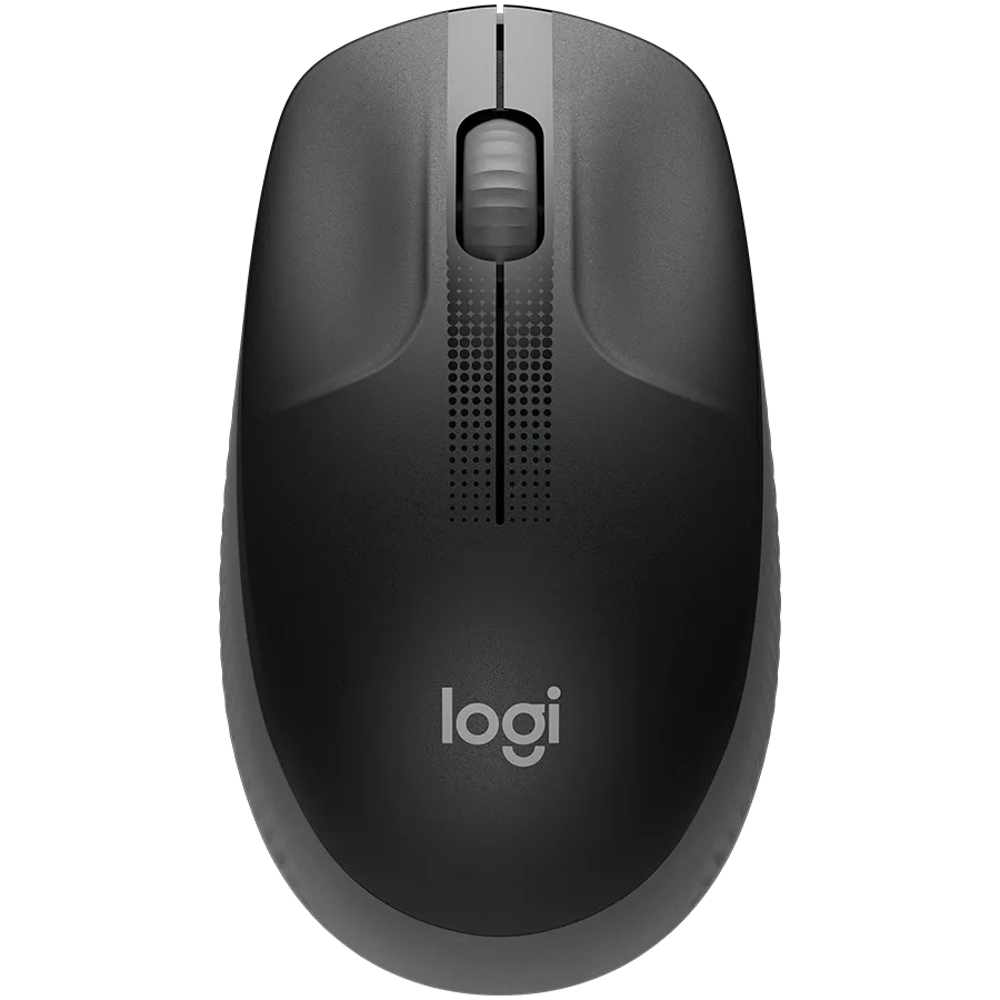 Мышь беспроводная Logitech M190, 3 кнопки, 1000 dpi, серая – купить недорого с доставкой по Алматы и Казахстану