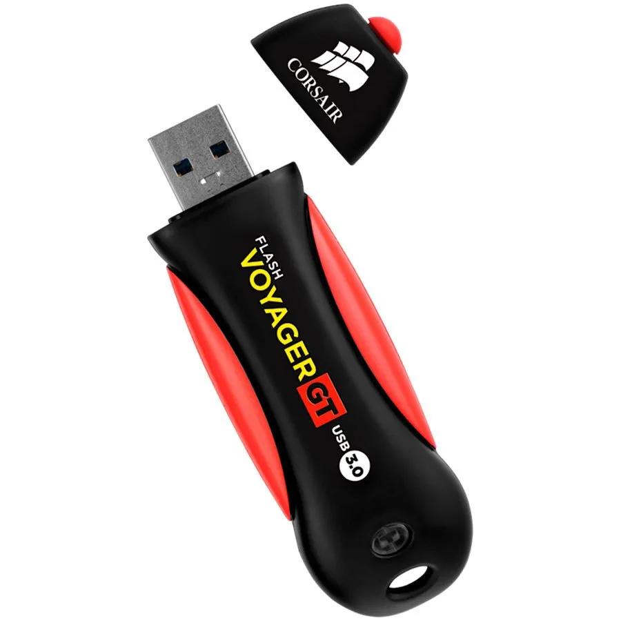 Corsair Flash Voyager GT USB 3.0 512GB, Read 350MBs - Write 270MBs, Plug and Play – купить недорого с доставкой по Алматы и Казахстану