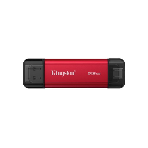 Внешний SSD Kingston Dual Portable 512GB USB 3.2 Gen 2 Type-C Красный/Черный (SPSD/512GB)