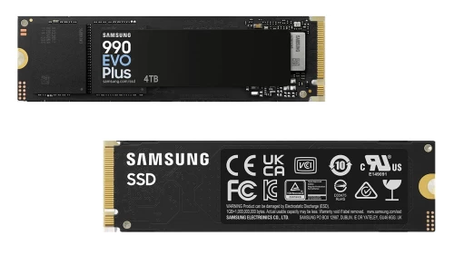 SSD-накопитель Samsung 990 EVO Plus 4TB M.2 2280 PCIe 4.0 NVMe (MZ-V9S4T0BW)